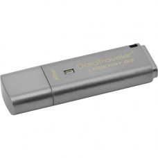 Kingston 8GB DataTraveler Locker+ G3 USB 3.0 Flash Drive - 8 GB - USB 3.0 - Password Protection, Encryption Support DTLPG3/8GBCL