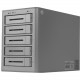 Rocstor Rocsecure DE52 60TB Encryption DAS Array - Real-time Hardware AES-256 Encryption - 5 x HDD Supported - 5 x HDD Installed - 60 TB (5x12TB) 7200 RPM Installed HDD Capacity - 5 x Total Bays - USB 3.0, Firewire 800, eSATA - RAID 0, 1, 3. 5, 10, LARGE,