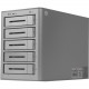 Rocstor Rocsecure DE52 DAS Storage System - 5 x HDD Supported - 5 x HDD Installed - 70 TB Installed HDD Capacity - 5 x SSD Supported - Serial ATA Controller - RAID Supported 0, 1, 3, 5, 10, LARGE, Clone Mode (N-Way Mirror), JBOD - 5 x Total Bays - 5 x 3.5