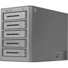 Rocstor Rocsecure DE52 30TB Encryption DAS Array - Real-time Hardware AES-256 Encryption - 5 x HDD Supported - 5 x HDD Installed - 30 TB (5x6TB) 7200 RPM Installed HDD Capacity - 5 x Total Bays - USB 3.0, Firewire 800, eSATA - RAID 0, 1, 3. 5, 10, LARGE, 