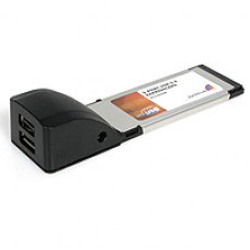 Startech.Com 2 Port ExpressCard Laptop USB 2.0 Adapter Card - 2 x 4-pin Type A Female USB 2.0 USB - Plug-in Module EC230USB