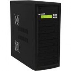 Vinpower Digital ECON-S7T-DVD-BK 1:7 CD/DVD Duplicator - StandaloneDVD-ROM, DVD-Writer - 24x DVD+R, 24x DVD-R, 12x DVD+R, 12x DVD-R, 48x CD-R - 6x DVD-R/RW, 8x DVD+R/RW, 32x CD-RW - SATA48 CD Write/32 CD Rewrite24 DVD Write/8 DVD Rewrite - RoHS Compliance