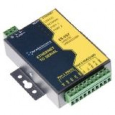 Brainboxes 1 Port RS232 and 1 Port RS422/485 Ethernet to Serial Adapter - DIN Rail Mountable - PC, Linux, Mac - 2 x Number of Serial Ports External - TAA Compliant - RoHS, WEEE Compliance ES-357