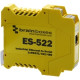 Brainboxes Industrial Ethernet to Serial 2xRS232/422/485 - DIN Rail Mountable - TAA Compliant - TAA Compliance ES-522