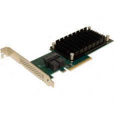 ATTO 8 Internal Port 12Gb/s SAS/SATA to PCIe 3.0 Host Bus Adapter - 12Gb/s SAS - PCI Express 3.0 x8 - Plug-in Card - RAID Supported - 0, 1, 1E, 10 RAID Level - 8 Total SAS Port(s) - 8 SAS Port(s) Internal ESAH-1208-000