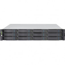 Infortrend EonServ 7012 NAS Storage System - 2 x Intel Xeon E5-2620 v4 Octa-core (8 Core) 2.10 GHz - 12 x HDD Supported - 12 x HDD Installed - 48 TB Installed HDD Capacity - 12 x SSD Supported - 32 GB RAM DDR4 SDRAM - 1 x 12Gb/s SAS Controller - RAID Supp