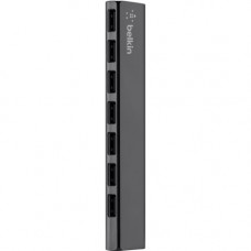 Belkin 7-Port Ultra-Slim Desktop Hub - USB - External - 7 USB Port(s) - 7 USB 2.0 Port(s) - PC, Mac F4U041TT