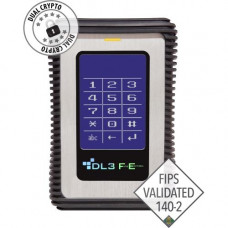 Datalocker DL3 FE (FIPS Edition) 1 TB Encrypted External Hard Drive with RFID Two-Factor Authentication - FIPS Validated External USB 3.0 HDD with AES/CBC+XTS Mode Data Encryption 1TB w/RFID FE1000RFID