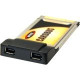 Bytecc 2-port CardBus FireWire Adapter - CardBus - Plug-in Module - 2 Firewire Port(s) - 2 Firewire 400 Port(s) FW-PCMCIA-2