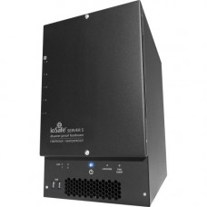 ioSafe Server 5 SAN/NAS Server with NAS Hard Drives - Intel Xeon Quad-core (4 Core) - 5 x HDD Installed - 30 TB Installed HDD Capacity - 64 GB RAM DDR3 SDRAM - Serial ATA/600 Controller - RAID Supported - 5 x Total Bays - 5 x 3.5" Bay - 10 Gigabit Et