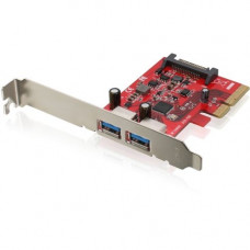 IOGEAR 2-Port SuperSpeed+ USB-A PCI-Express Card - PCI Express x4 - Plug-in Card - 2 USB Port(s) - 2 USB 3.1 Port(s) - PC - TAA Compliance GIC3U2