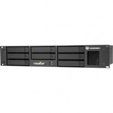 Rocstor Rocpro RT38 8-Bay Rackmount RAID Storage - 8 x HDD Supported - 112 TB Supported HDD Capacity - 8 x HDD Installed - 112 TB Installed HDD Capacity - 8 x SSD Supported - Serial ATA/600 Controller - RAID Supported 0, 1, 5, 10 - 8 x Total Bays - 8 x 3.