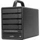 Rocstor Rocpro T33 DAS Storage System - 4 x HDD Supported - 56 TB Supported HDD Capacity - 8 TB Installed HDD Capacity - 4 x SSD Supported - 0 x SSD Installed - Serial ATA/600 Controller - RAID Supported 0, 1, 10, JBOD - 4 x Total Bays - 4 x 2.5"/3.5