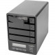 Rocstor Rocpro U35 USB Type-C Desktop RAID Storage - 4 x HDD Supported - 72 TB Supported HDD Capacity - 4 x HDD Installed - 40 TB Installed HDD Capacity - Serial ATA/600 - 4 x SSD Supported - 0 x SSD Installed - Serial ATA/600 Controller - RAID Supported 