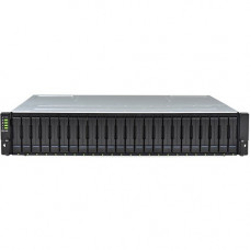 Infortrend EonStor GS 3024B SAN/NAS Storage System - 24 x HDD Supported - 24 x SSD Supported - 2 x 12Gb/s SAS Controller - RAID Supported 0, 1, 3, 5, 6, 10, 30, 50, 60, 0+1 - 24 x Total Bays - 24 x 2.5"/3.5" Bay - 10 Gigabit Ethernet - Network (
