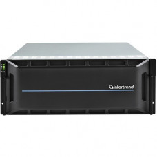 Infortrend EonStor GS 4060 Gen2 SAN/NAS Storage System - 60 x HDD Supported - 0 x HDD Installed - 60 x SSD Supported - 0 x SSD Installed - 1 x 12Gb/s SAS Controller - RAID Supported 0, 1, 3, 5, 6, 10, 30, 50, 60, JBOD - 60 x Total Bays - 60 x 2.5"/3.