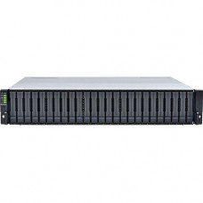 Infortrend EonStor GSa 3025 SAN/NAS Storage System - 25 x SSD Supported - 25 x SSD Installed - 40 TB Total Installed SSD Capacity - 2 x 12Gb/s SAS Controller - RAID Supported 0, 1, 3, 5, 6, 10, 30, 50, 60 - 25 x Total Bays - 25 x 2.5" Bay - 10 Gigabi
