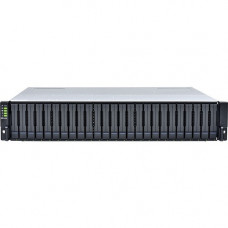 Infortrend EonStor GSa 3025 SAN/NAS Storage System - 25 x SSD Supported - 25 x SSD Installed - 40 TB Total Installed SSD Capacity - 2 x 12Gb/s SAS Controller - RAID Supported 0, 1, 3, 5, 6, 10, 30, 50, 60 - 25 x Total Bays - 25 x 2.5" Bay - 10 Gigabi