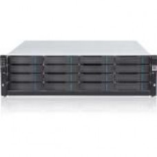 Infortrend EonStor GSe 1016 SAN Array - 16 x HDD Supported - 16 x SSD Supported - 1 x 6Gb/s SAS Controller0, 1, 3, 5, 6, 10, 30, 50, 60, 0+1 - 16 x Total Bays - 16 x 2.5"/3.5" Bay - Gigabit Ethernet - 1 SAS Port(s) External - 3U - Rack-mountable