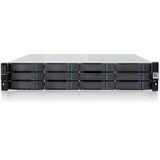 Infortrend EonStor GSe Pro 3012 SAN/NAS Storage System - 12 x HDD Supported - 12 x SSD Supported - 1 x Serial ATA/600 Controller - RAID Supported 0, 1, 3, 5, 6, 10, 30, 50, 60, 0+1 - 12 x Total Bays - 12 x 2.5"/3.5" Bay - Gigabit Ethernet - Netw