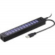 Sabrent 13-Port USB 2.0 Hub with Power Adapter - USB - External - 13 USB Port(s) - 13 USB 2.0 Port(s) HB-U14P