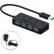 Sabrent HB-UMP3-PK40 4-Port USB Hub - USB - External - 4 USB Port(s) - 4 USB 3.0 Port(s) - PC, Mac HB-UMP3-PK40