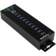 Startech.Com 10-Port Industrial USB 3.0 Hub with External Power Adapter - ESD & 350W Surge Protection (HB30A10AME) - USB 3.0 Type B - External - 10 USB Port(s) - 10 USB 3.1 Port(s) - UASP Support - TAA Compliant - TAA Compliance HB30A10AME