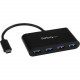 Startech.Com USB C Hub - 4 Port USB C to USB-A (4x) - Bus Powered USB Hub - USB Type C to USB Hub - USB-C to USB - USB 3.1 Type C - USB Type C - External - 4 USB Port(s) - 4 USB 3.0 Port(s) - Mac HB30C4AB