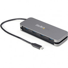 Startech.Com 4 Port USB C Hub - 4x USB-A - 5Gbps USB 3.0 Type-C Hub (USB 3.2/3.1 Gen 1) - Bus Powered - 11" Long Cable w/ Cable Management - Bus Powered 4 port USB-C hub - USB Type-C laptop to 4xUSB-A adapter hub - SuperSpeed 5Gbps USB 3.2/3.1 Gen 1 