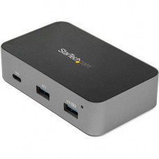 Startech.Com 4-Port USB C Hub - USB 3.1 Gen 2 (10 Gbps) - 3x USB-A & 1x USB-C - Powered - Universal Adapter Included - USB 3.1 Type C - External - 4 USB Port(s) - 4 USB 3.1 Port(s) - UASP Support - Linux, Mac, PC - TAA Compliance HB31C3A1CS