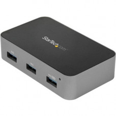 Startech.Com 4-Port USB C Hub - USB 3.1 Gen 2 (10Gbps) - 4x USB A - Powered - Universal Power Adapter Included - USB 3.1 Type C - External - 4 USB Port(s) - 4 USB 3.1 Port(s) - UASP Support - TAA Compliance HB31C4AS