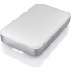 BUFFALO MiniStation Thunderbolt USB 3.0 2 TB Portable Hard Drive (HD-PA2.0TU3) - Pre-formatted for Mac - Silver - TAA Compliance HD-PA2.0TU3