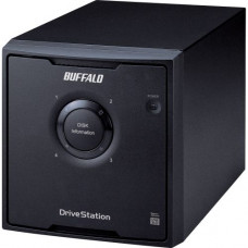 BUFFALO DriveStation Quad USB 3.0 4-Drive 24 TB Desktop DAS (HD-QH24TU3R5) - SATA - RAID JBOD/0/1/5/10 - 4 x 6 TB Drives Installed - Backup Software - Desktop HD-QH24TU3R5