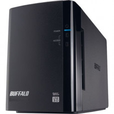 BUFFALO DriveStation Duo USB 3.0 2-Drive 4 TB Desktop DAS (HD-WH4TU3R1) - SATA - RAID JBOD/0/1 - 2 x 2 TB Drives Installed - Backup Software - Desktop - RoHS, TAA Compliance HD-WH4TU3R1