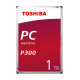 Toshiba 1TB P300 SATA 6Gb s 7.2K RPM 3.5" Internal Hard Drive HDKPC32ZKA01
