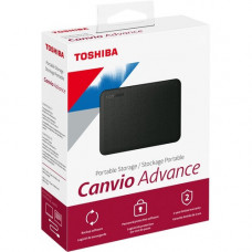 Toshiba Canvio Advance HDTCA20XW3AA 2 TB Portable Hard Drive - External - White - USB 3.0 HDTCA20XW3AA