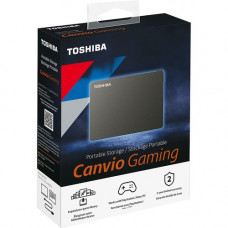 Toshiba Canvio Gaming HDTX140XK3CA 4 TB Portable Hard Drive - External - Black - Gaming Console Device Supported - USB 3.0 HDTX140XK3CA