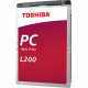 Toshiba L200 1 TB Hard Drive - 2.5" Internal - SATA (SATA/600) - Notebook Device Supported - 5400rpm - Bulk HDWL110UZSVA