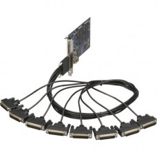 Black Box Async PCI Express Card, Serial 16-Port, RS-232 - PCI Express x1 - 16 x DB-25 RS-232 Serial Via Cable - Plug-in Card IC984C