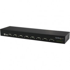 Startech.Com USB to Serial Hub - 8 Port - COM Port Retention - Rack Mount and Daisy Chainable - FTDI USB to RS232 Hub - 1 Pack - External - USB 2.0 - Mac, Linux, PC - 8 x Number of Serial Ports External - TAA Compliant - TAA Compliance ICUSB23208FD