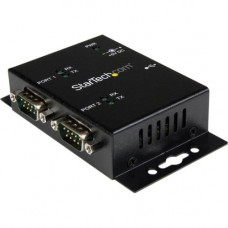 Startech.Com 2 Port Industrial Wall Mountable USB to Serial Adapter Hub with DIN Rail Clips - 2 x 9-pin DB-9 Male RS-232 Serial, 1 x 4-pin Type B Female USB 2.0 USB USB - RoHS, TAA Compliance ICUSB2322I