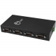 SIIG 4-Port Industrial USB to RS-232 Serial with 15KV ESD - 1 Pack - USB 2.0 - 1 x Number of USB Ports - RoHS Compliance ID-SC0V11-S1