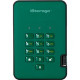 iStorage diskAshur2 2 TB Hard Drive - External - Portable - TAA Compliant - USB 3.1 - 5400rpm - 8 MB Buffer - Racing Green - 256-bit Encryption Standard IS-DA2-256-2000-GN