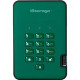 iStorage diskAshur2 1 TB Solid State Drive - External - Portable - TAA Compliant - USB 3.1 - Racing Green - 256-bit Encryption Standard IS-DA2-256-SSD-1000-GN