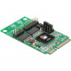 SIIG 2-Port RS232 Serial Mini PCIe with Power - 2 x 9-pin DB-9 RS-232 Serial Mini PCI Express - 1 Pack - RoHS, TAA Compliance JJ-E20211-S1