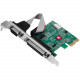 SIIG DP Cyber 1S1P PCIe Card - Full-height Plug-in Card - PCI Express 2.0 x1 - PC - 1 x Number of Parallel Ports External - 1 x Number of Serial Ports External JJ-E20311-S1