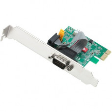 SIIG DP Cyber RS-232 1S PCIe Card - 250Kbps - ASIX AX99100 Chipset - PCI Express Base Specification 2.0 Compliant - TAA Compliance JJ-E20611-S1