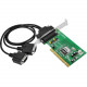 SIIG DP CyberSerial 2S PCI - Universal PCI - 2 x DB-9 RS-232 Serial - Plug-in Card - RoHS Compliance JJ-P20211-S7