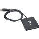 SIIG USB 2.0 Smart Card Reader - CableUSB 2.0 Black - RoHS, TAA Compliance JU-CR0012-S1