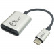 SIIG USB-C 2-in-1 Card Reader for SD & Micro SD - Silver - 2-in-1 - SD, SDHC, SDXC, TransFlash, microSD, microSDHC, microSDXC, MultiMediaCard (MMC) - USB 3.0 Type CExternal JU-MR0F12-S1